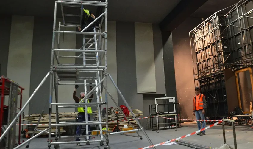 échafaudage roulant